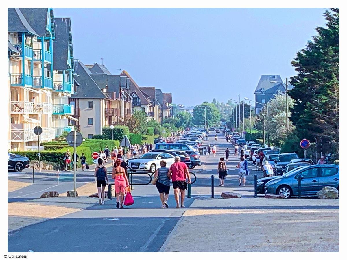 Cabourg, Appartement Plain Pied Avec Terrasse Acces Direct A La Plage Exterior photo