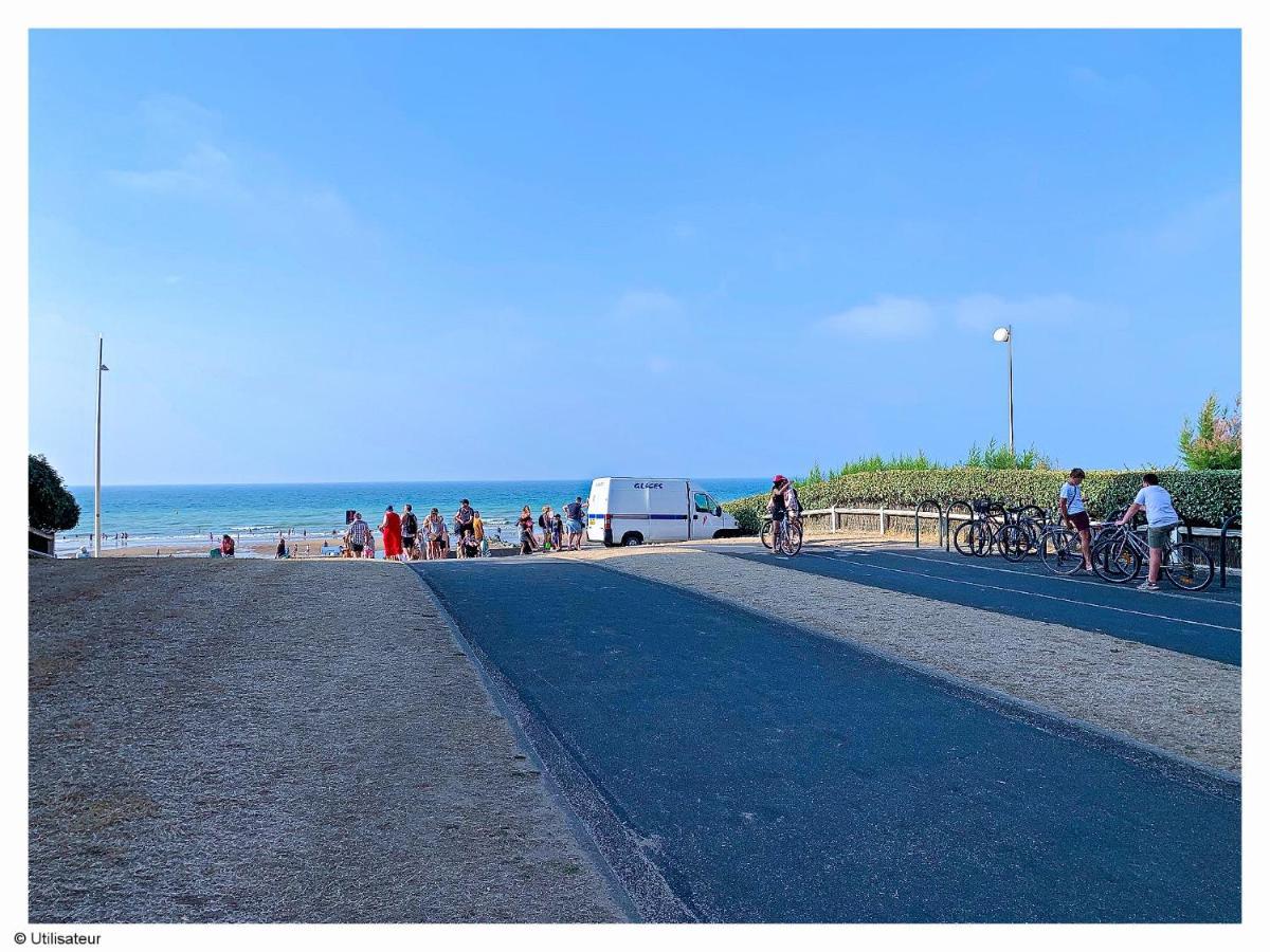 Cabourg, Appartement Plain Pied Avec Terrasse Acces Direct A La Plage Exterior photo